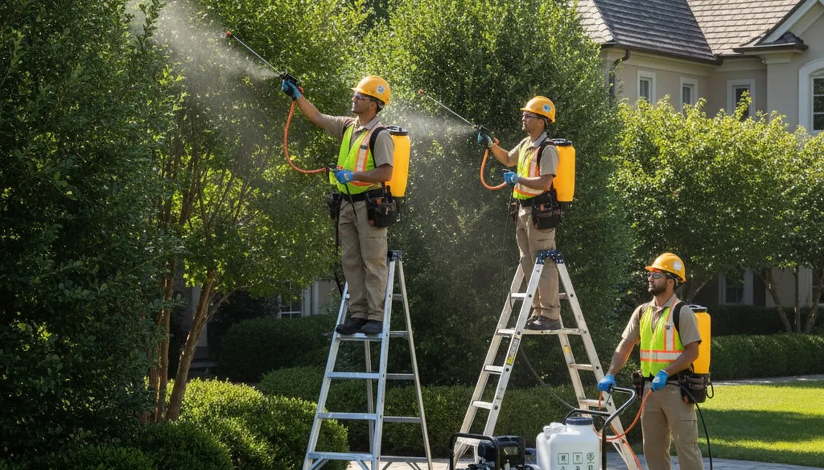 Deer deterrent tree treatment in Saugus, MA for protecting landscaping and garden beds