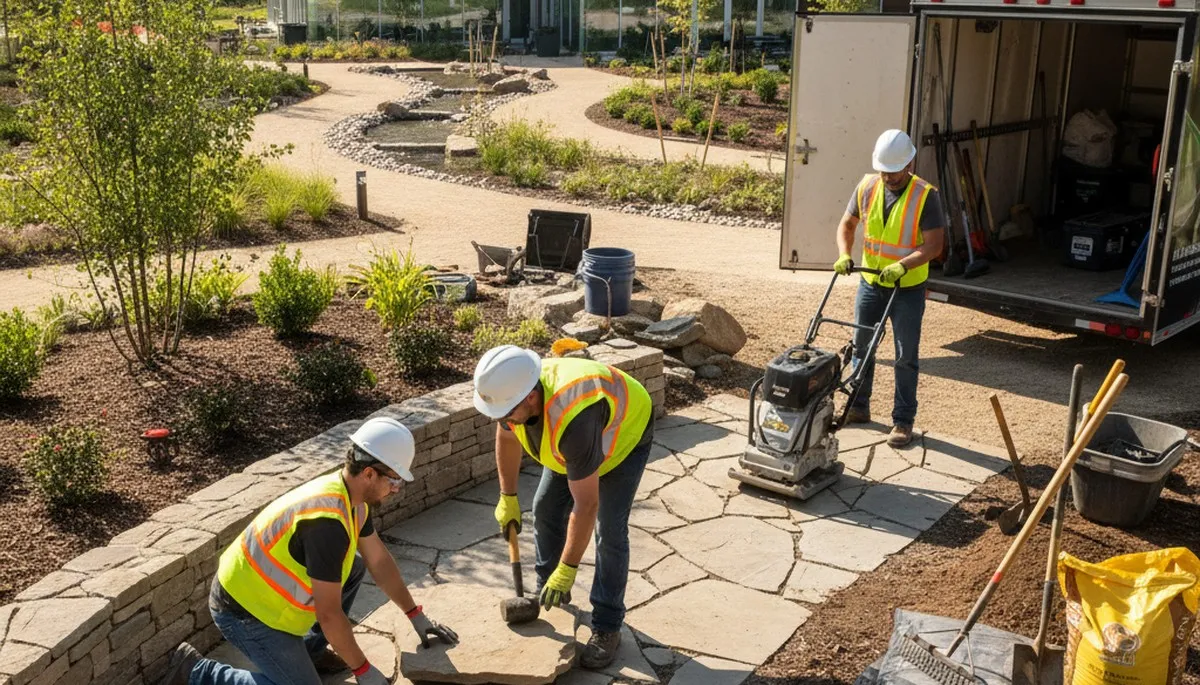 Arbor Tree Care landscape design services in Saugus, MA for durable, attractive outdoor spaces