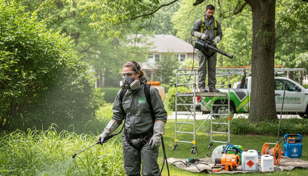 Professional tick control treatment for Saugus, MA yard to reduce ticks and protect families and pets
