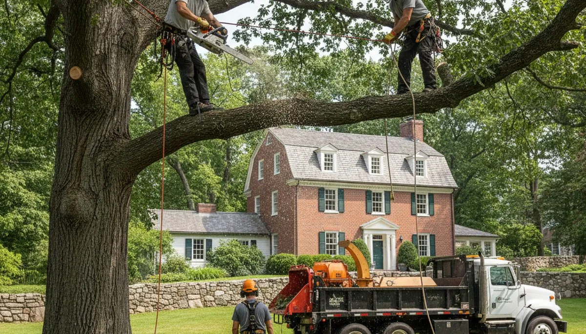 Tree removal crew serving Saugus, MA for safe tree trimming and removal services