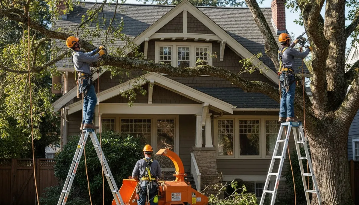 Tree removal crew in Saugus, MA providing professional tree service for local homeowners